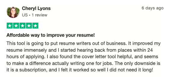 got this person's resume through ats